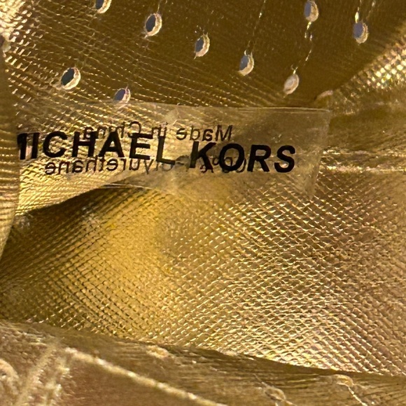 Michael Kors Metallic Gold Cosmetic Case - Picture 7 of 9